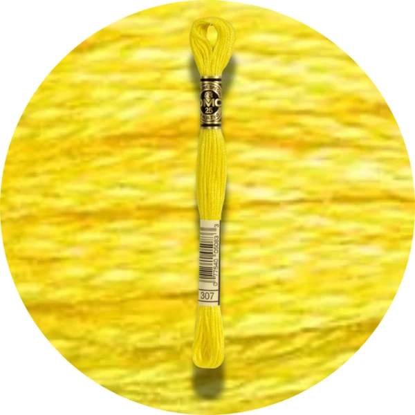 DMC Mouliné Spécial 25 Broderigarn, Ensfarvet, Røde/Gule/Orange nuancer